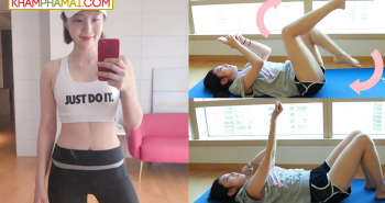 5 bài tập cực dễ giúp nàng hot girl Hàn chỉ ở nhà cũng giảm được 10kg trong 3 tháng