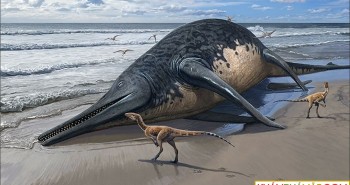 Phát hiện hóa thạch bò sát biển lớn nhất, dài tới 25m