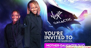 Bộ đôi phi hành gia mẹ và con gái đầu tiên ở vùng Caribean chinh phục vũ trụ