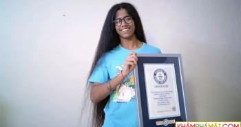 Cậu bé lập kỷ lục nam thiếu niên có mái tóc dài nhất thế giới