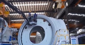 Turbine gió ngoài khơi lớn nhất thế giới xuất xưởng