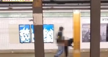 Cặp đôi gây sốc khi thản nhiên làm "chuyện ấy" tại ga tàu điện ngầm