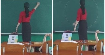 Cô giáo Việt Nam vẽ hình tròn không cần compa khiến dân mạng thế giới 'sửng sốt'