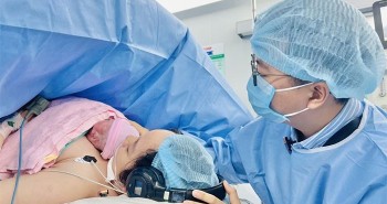 Em bé thứ hai của Việt Nam được sửa tim bào thai chào đời khoẻ mạnh