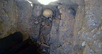 Thiếu nữ bí ẩn nằm bên đôi bò mộng trong mộ cổ Ai Cập