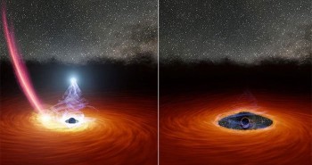 Lần đầu tiên trong lịch sử, các nhà thiên văn học quan sát được 1 hố đen vừa "chớp mắt"