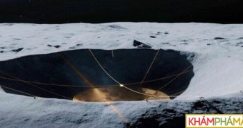 Cách để xây dựng một "siêu kính thiên văn" khổng lồ trên bề mặt Mặt trăng