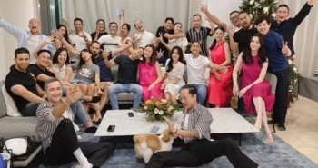 Linh Rin - Phillip Nguyễn gây chú ý khi tham dự tiệc gia đình là ôm ấp không rời