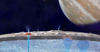 Có thể đang có sinh vật sống ở mặt trăng sao Mộc Europa