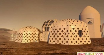 Công bố 3 mẫu nhà trên Mặt trăng và sao Hỏa