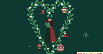 "Nụ hôn dưới cây tầm gửi" trong lễ Giáng Sinh: tục lệ này bắt nguồn từ đâu và có ý nghĩa gì?