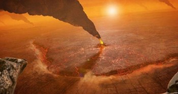 Hình ảnh kinh hoàng về vụ phun trào núi lửa trên sao Kim