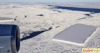 NASA công bố hình ảnh tảng băng trôi vuông thành sắc cạnh, chưa từng nhìn thấy bao giờ