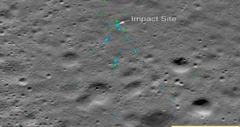 Tìm thấy tàu đổ bộ Mặt Trăng mất liên lạc của Ấn Độ