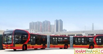 Đây là mẫu xe buýt điện dài nhất thế giới với chiều dài lên tới 26 mét, chở được 250 khách/chuyến